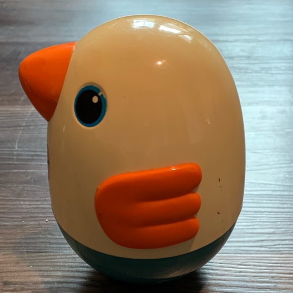 Vintage 1980’s PLAYSKOOL Weeble Wobble Roly Poly Chime Bird Baby Toy. - Picture 3 of 8